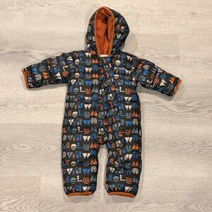 Columbia Sportswear Infant Snowsuit Bunting Size 6-12 Months Fleece Lined